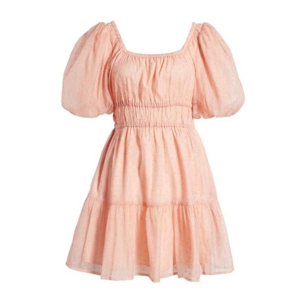 Chelsea28 Puff Sleeve Babydoll Dress
